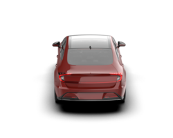 Modern car isolated on background. 3d rendering - illustration png