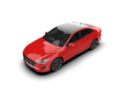 Modern car isolated on background. 3d rendering - illustration png