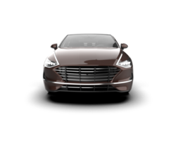 Modern car isolated on background. 3d rendering - illustration png