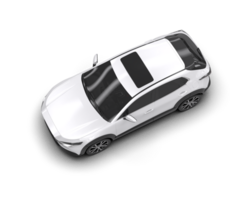 Modern car isolated on background. 3d rendering - illustration png