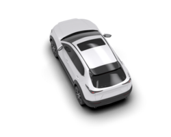 Modern car isolated on background. 3d rendering - illustration png