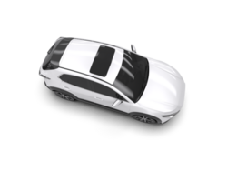 Modern car isolated on background. 3d rendering - illustration png