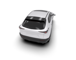Modern car isolated on background. 3d rendering - illustration png