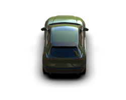 Modern car isolated on background. 3d rendering - illustration png