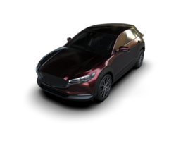 Modern car isolated on background. 3d rendering - illustration png