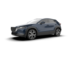 Modern car isolated on background. 3d rendering - illustration png