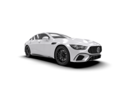 Modern car isolated on background. 3d rendering - illustration png