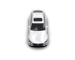 Modern car isolated on background. 3d rendering - illustration png