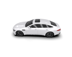 Modern car isolated on background. 3d rendering - illustration png
