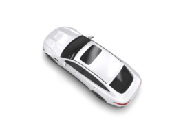 Modern car isolated on background. 3d rendering - illustration png