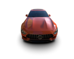 Modern car isolated on background. 3d rendering - illustration png