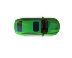 Modern car isolated on background. 3d rendering - illustration png