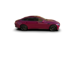 Modern car isolated on background. 3d rendering - illustration png