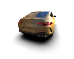 Modern car isolated on background. 3d rendering - illustration png