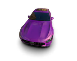Modern car isolated on background. 3d rendering - illustration png