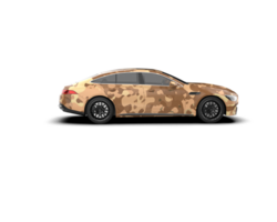 Modern car isolated on background. 3d rendering - illustration png