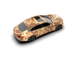 Modern car isolated on background. 3d rendering - illustration png