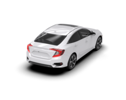 Modern car isolated on background. 3d rendering - illustration png