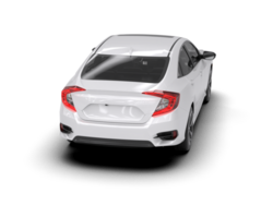 Modern car isolated on background. 3d rendering - illustration png