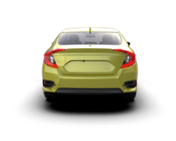 Modern car isolated on background. 3d rendering - illustration png