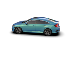 Modern car isolated on background. 3d rendering - illustration png