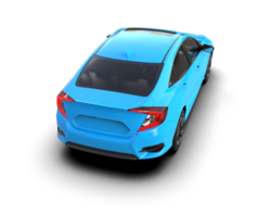 Modern car isolated on background. 3d rendering - illustration png