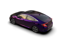 Modern car isolated on background. 3d rendering - illustration png