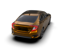 Modern car isolated on background. 3d rendering - illustration png
