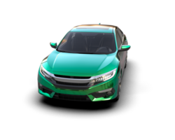 Modern car isolated on background. 3d rendering - illustration png