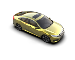 Modern car isolated on background. 3d rendering - illustration png