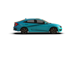 Modern car isolated on background. 3d rendering - illustration png