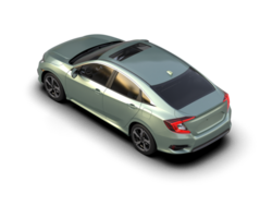 Modern car isolated on background. 3d rendering - illustration png