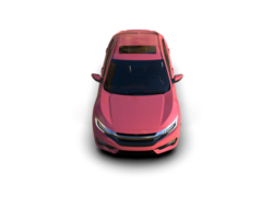 Modern car isolated on background. 3d rendering - illustration png