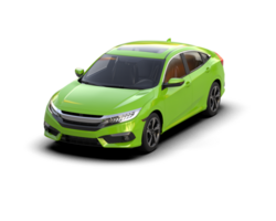 Modern car isolated on background. 3d rendering - illustration png