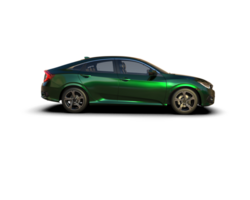 Modern car isolated on background. 3d rendering - illustration png