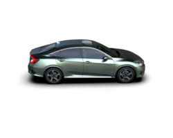Modern car isolated on background. 3d rendering - illustration png