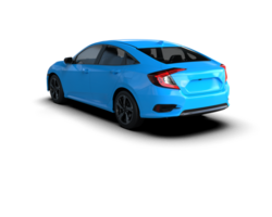 Modern car isolated on background. 3d rendering - illustration png