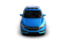Modern car isolated on background. 3d rendering - illustration png
