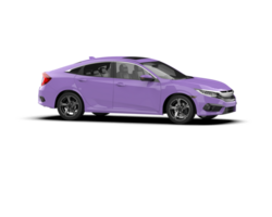 Modern car isolated on background. 3d rendering - illustration png
