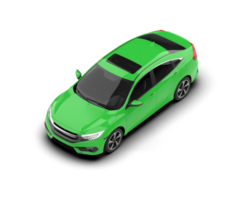Modern car isolated on background. 3d rendering - illustration png