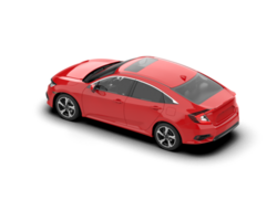 Modern car isolated on background. 3d rendering - illustration png