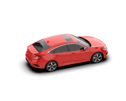 Modern car isolated on background. 3d rendering - illustration png