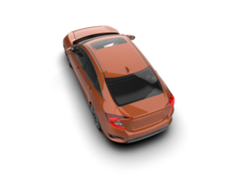 Modern car isolated on background. 3d rendering - illustration png