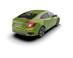 Modern car isolated on background. 3d rendering - illustration png