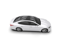 Modern car isolated on background. 3d rendering - illustration png
