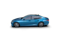 Modern car isolated on background. 3d rendering - illustration png