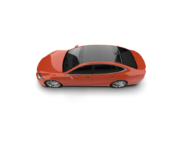 Modern car isolated on background. 3d rendering - illustration png