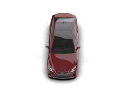 Modern car isolated on background. 3d rendering - illustration png