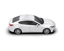Modern car isolated on background. 3d rendering - illustration png