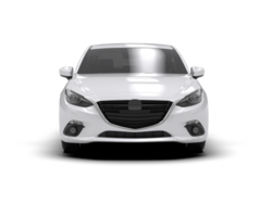 Modern car isolated on background. 3d rendering - illustration png